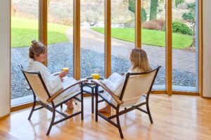 wellbeing breaks include relaxing in our Aveda Spa Oval Lounge